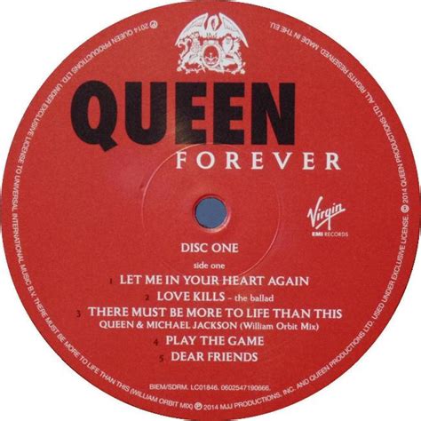 Queen "Forever" album gallery