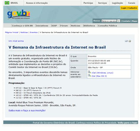 Nicbr Na Mídia V Semana Da Infraestrutura Da Internet No Brasil