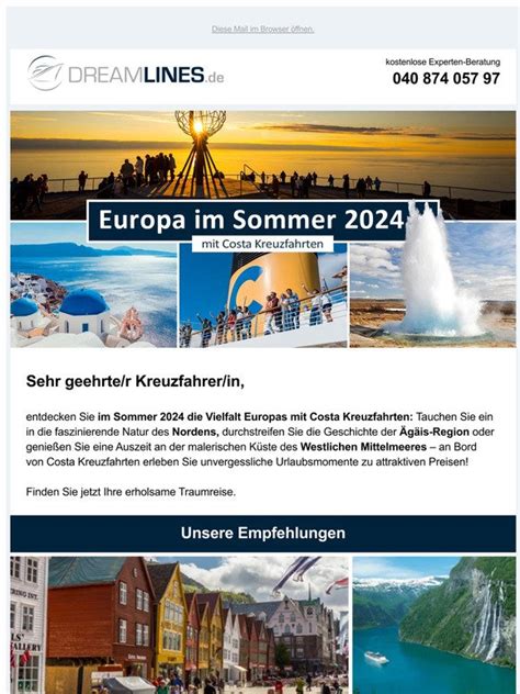 Dreamlines De Kreuzfahrten Suchen Und Buchen Top Preise Nordeuropa