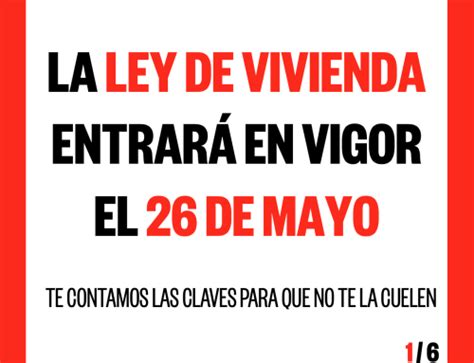 El Acuerdo Del Gobierno Sobre La Ley De Vivienda Es Una Nueva Decepción