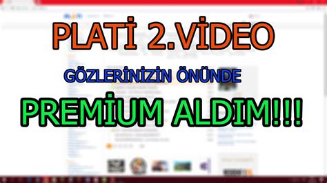 PLATİ.RU 2.VİDEO | GÖZLERİNİZİN ÖNÜNDE PREMİUM ALDIM!!! - YouTube