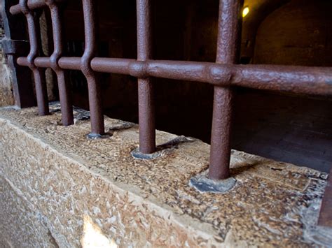 Venetian Prison Carvings In The Marble Stock Photo - Download Image Now ...