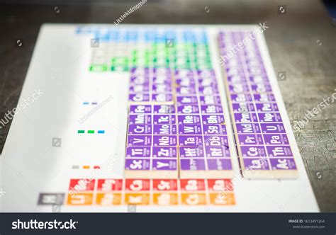 Kid Learning Periodic Table Classroom School Stock Photo 1613491264 ...