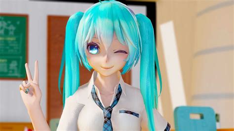 Mmd X Fortnite Hatsune Miku Fandangle Youtube