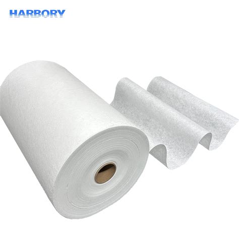 Ashrae Air Filter Material Roll Industrial Fiberglass Pocket Filter