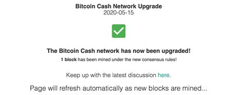 Bitcoin Cash Upgrade Complete 3 New Features Added To Consensus Rules