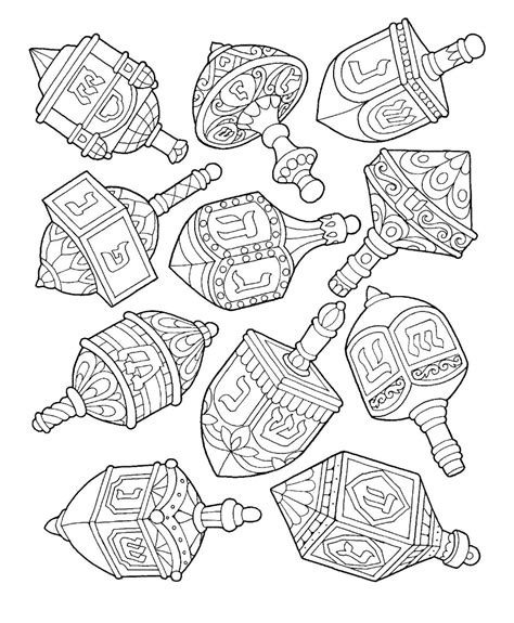 8 Free Hanukkah Coloring Pages Drawings Ty