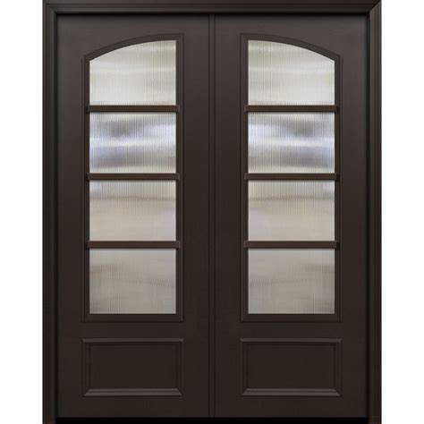 ESWDA 64x96 Exterior 96in ThermaPlus Steel 4 Lite Arch Lite SDL Double