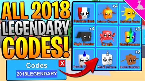 ALL 2018 LEGENDARY REBIRTH CODES IN ROBLOX MINING SIMULATOR 21 INSANE