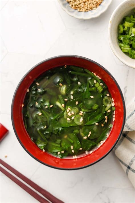 Authentic Vegan Miso Soup Healthy Easy Okonomi Kitchen