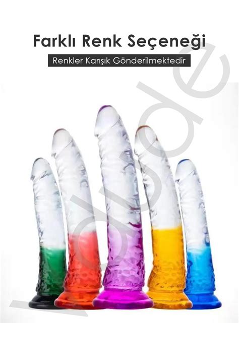 Vdude MYST COLOR Realistik Jel Dokuda Ultra Yumuşak Şeffaf Renkli Dildo 18 5cm Fiyatı Yorumları