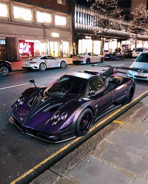 Pagani Zonda Unbelievable Exotic Car In Purple