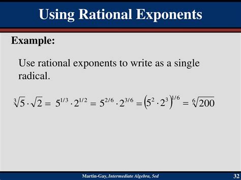 Ppt Rational Exponents Radicals And Complex Numbers Powerpoint