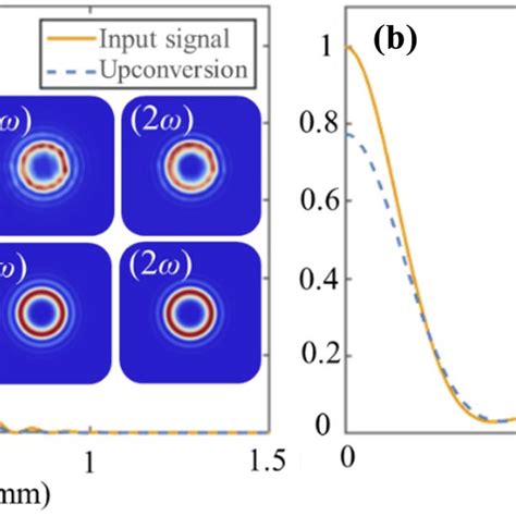 Intensity Profiles And Transverse Distribution Of The Input Signal Of Download Scientific