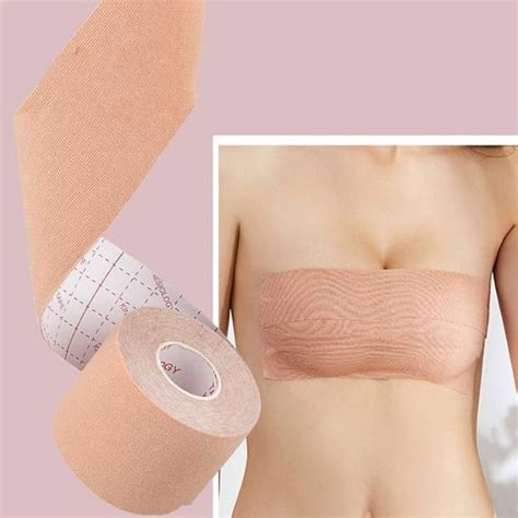 Fita Sutiã Levanta Seios Peito Adesivo Discreto Boob Tape Up Shopee