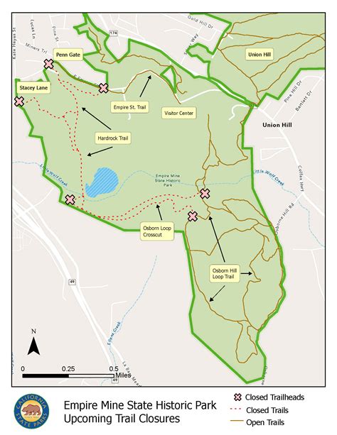 Empire Mine Temporary Oct 2022 Trail Closures – YubaNet