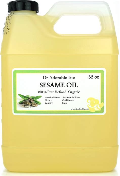 Dr Adorable 24 Oz Sesame Seed Oil From Raw Seed Unrefined 100 Pure Natural