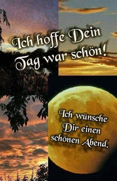 Pin von Heinrich Thoben auf Mondlicht Schönen abend sprüche Abend