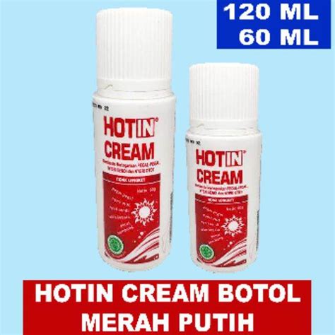 COD Hot In Cream Kemasan Botol Ml Ml Hotin Cream Merah Putih Hotin Krim Urut Krim