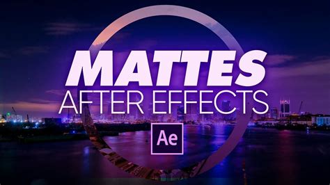 Mattes en After Effects Tutorial en español Animación 2d YouTube