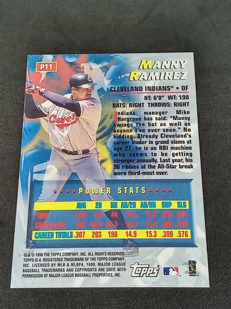 Topps Power Player Manny Ramirez Topps