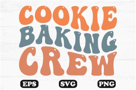 Cookie Baking Crew Retro Svg Designs Graphic By Hosneara