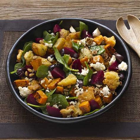 Beetroot Pumpkin And Fetta Salad Myfoodbook With Bakers Delight