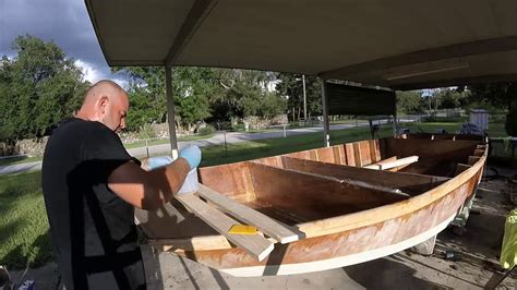 Bateau XF20 Boat Build 19 Laminating And Framing The Front Bulkhead