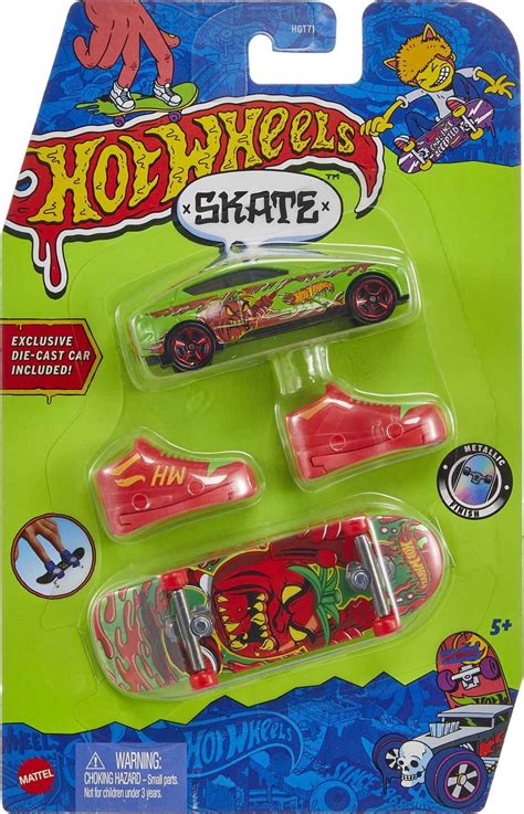Hot Wheels Tony Hawk Skate Fingerboard Skate Shoes Set Neon 1 Future Race Car Toy 0 26 Lbs