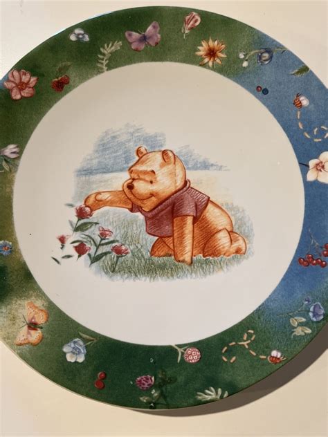 Disney Simply Pooh Salad Plate Set Winnie Eeyore Piglet Tigger