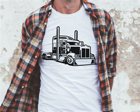 Semi Truck Svg Truck Svg Truck Logo Svg American Trucker Svg Etsy