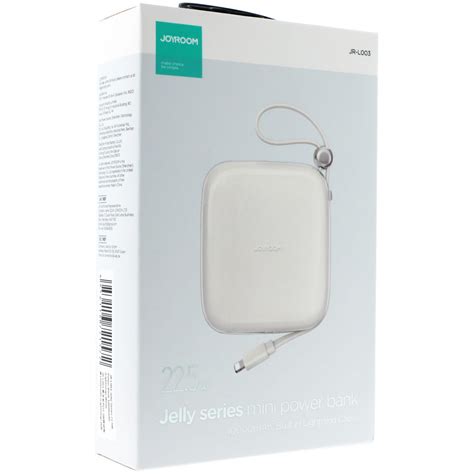 Powerbank Joyroom Jelly Series 10000mAh 22 5W USB C USB A Z Kablem