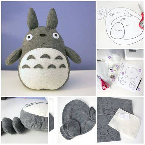 Come Fare Il Pupazzo Di Totoro Cartamodello E Tutorial For Kendra