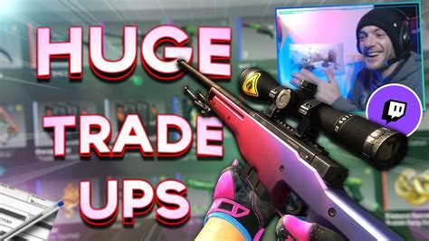 HUGE STREAM CS GO TRADE UPS AWP Fade Deagle Blaze 3 Big Contracts