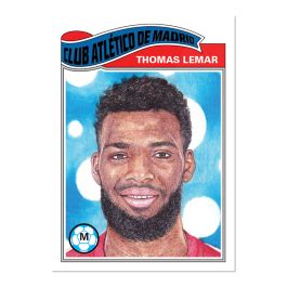 Topps UCL Living Set Card 112 Thomas Lemar Print Run 118