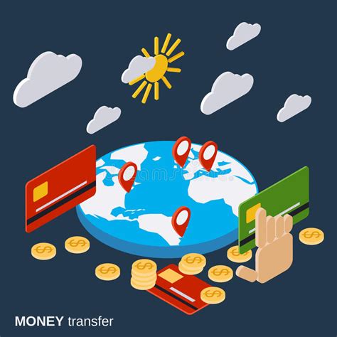 Money Transfer Financial Transaction Online Banking Vector Concept