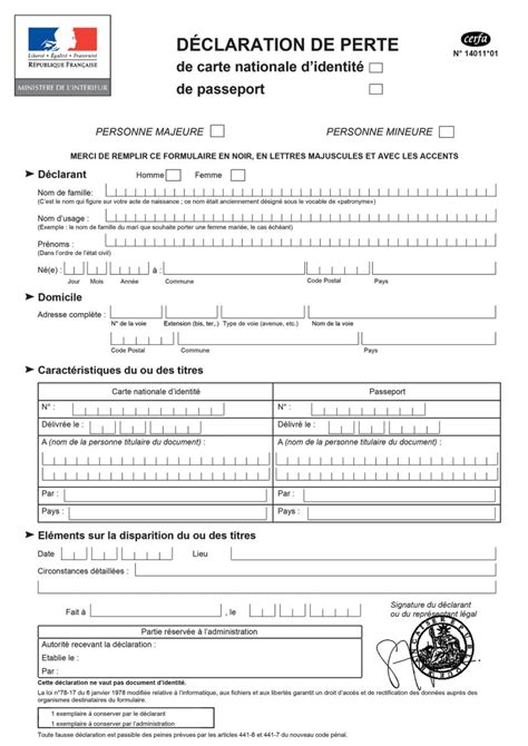 Declaration Perte Permis De Conduire Et Carte Grise