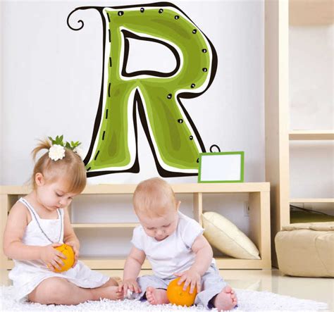 Sticker Letter R Tenstickers