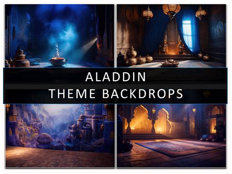 Aladdin Marketplace Backdrop