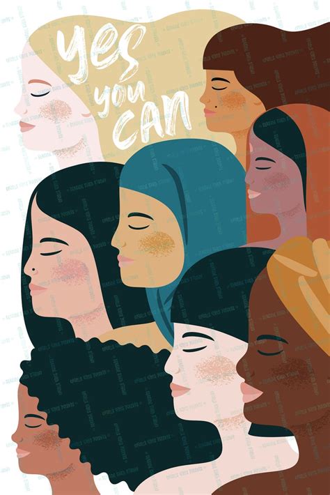 Feminist Print Women Diversity Wall Art Girl Power Etsy Canada