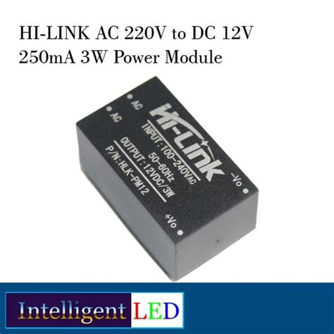 Jual Hi Link AC 220V To DC 12V 250mA 3W Power Module Di Lapak