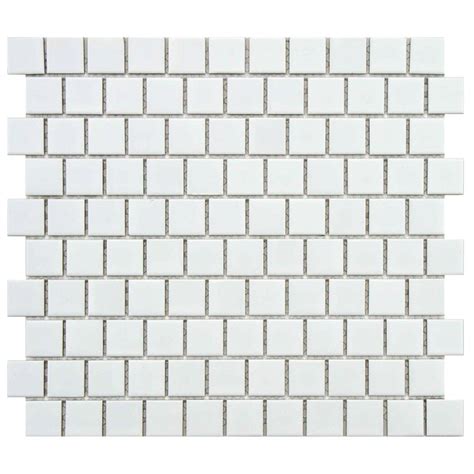 Merola Tile Metro Square Offset Matte White 10 34 In X 11 34 In X 5