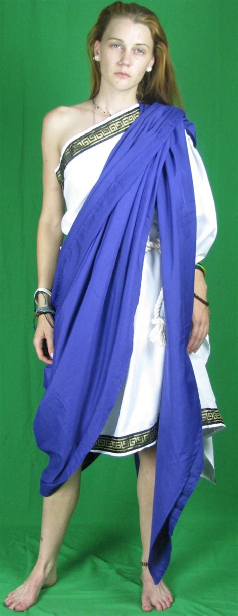 Greek Chiton With Trim Ancient Greek Costume With Trim And Etsy Canada