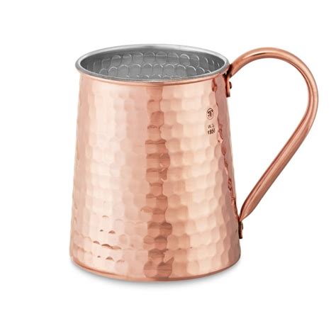 Hammered Copper Imperial Pint Mug Williams Sonoma