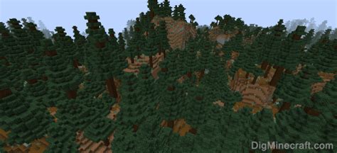 Giant Spruce Taiga Hills in Minecraft