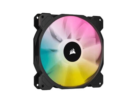 Corsair SP120 RGB Elite 120mm RGB Fan with AirGuide | 120mm x 25mm ...