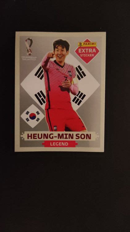 Panini Qatar Extra Sticker Heung Min Son Silber Comprare