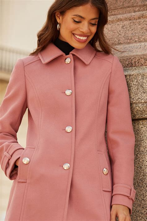 Buy Lipsy Pink Princess Military A Line Coat From Next Ireland