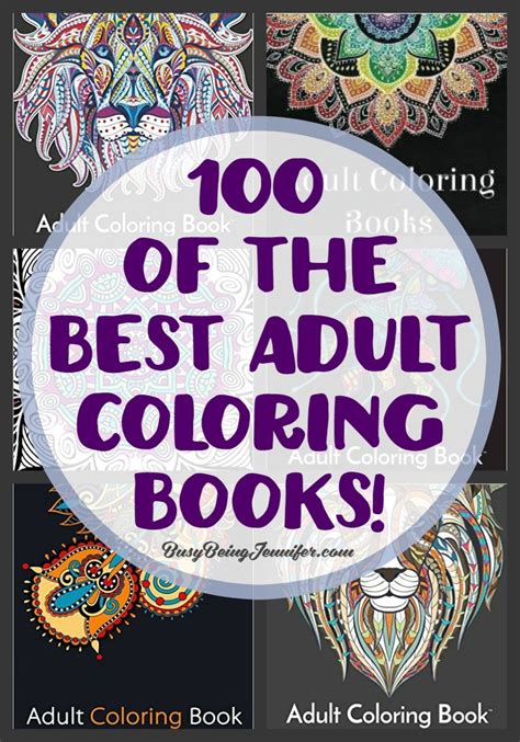 100 of the Best Adult Coloring Books! – BusyBeingJennifer.com - Busy ...