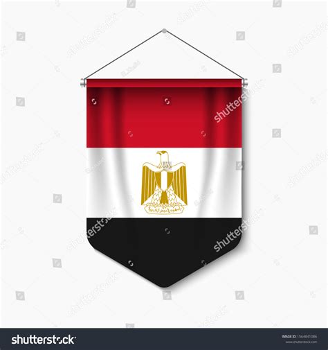 40 3d Realistic Pennant Flag Egypt Images Stock Photos And Vectors